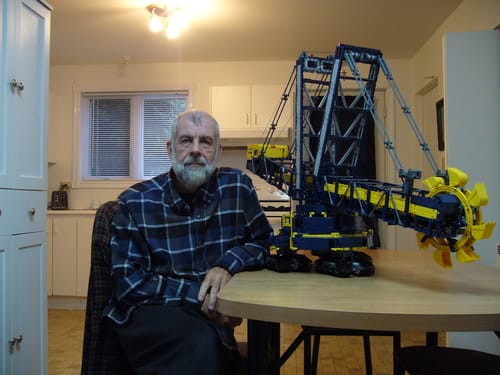 4587PCS Remote Control Bucket Wheel Excavator Construction Building Blocks Set photo review