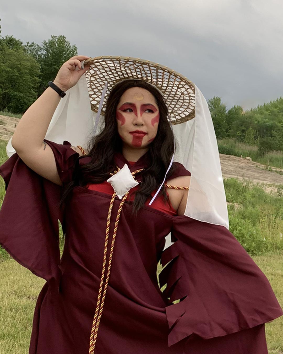Katara: As The Painted Lady Cosplay Costume from Avatar: The Last Airbender
