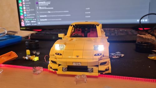 Mazda RX-7 772pcs Building Blocks Model photo review