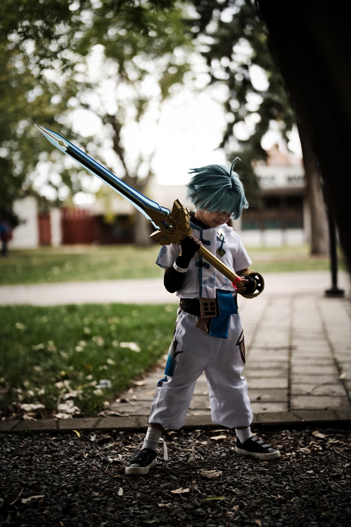 Chongyun Cosplay Costume from Genshin Impact--A Edition photo review