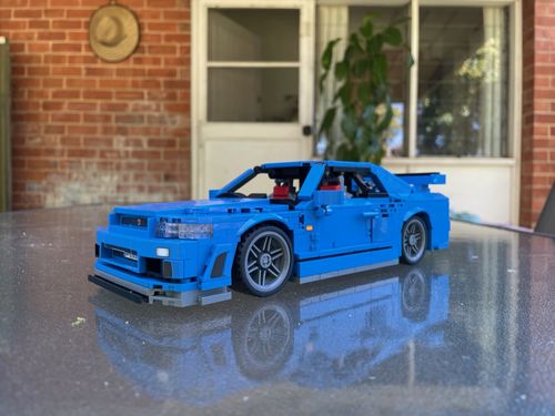 Nissan Skyline GT-R R34 Godzilla 833PCS photo review
