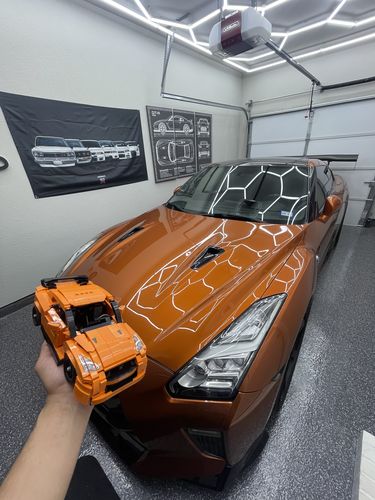 Nissan R35 GT-R 908pcs JDM Skyline Model Building Block Set photo review