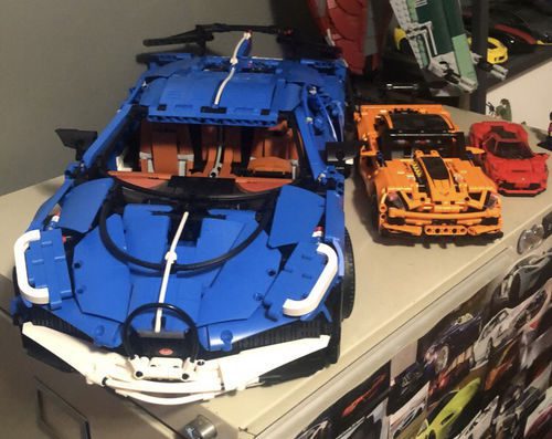 [3858pcs] Blue High-Performance Supercar photo review