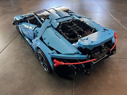 Supercar Blue Block Building Set photo review