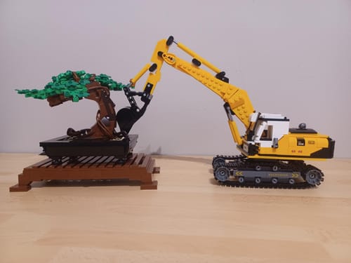 Excavator Building Blocks Set (722 Pieces) photo review