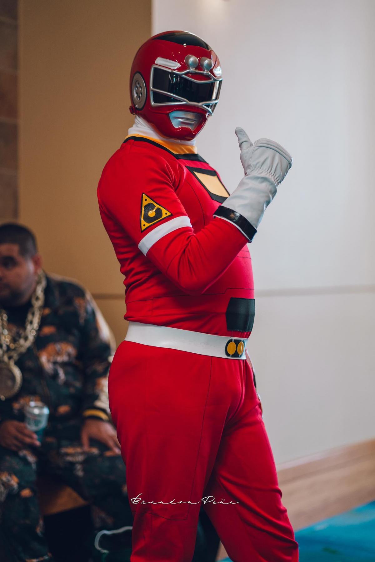 Red Turbo Ranger Cosplay Costume - Power Rangers Turbo Tommy Oliver Outfit photo review